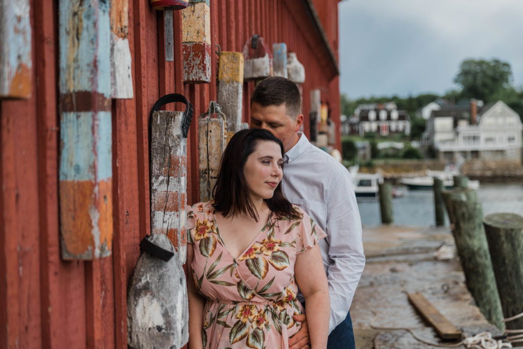 couple rockport engagement