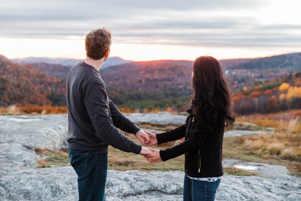 White Mountains Elopement Portraits and Adventure Session in New Hampshire