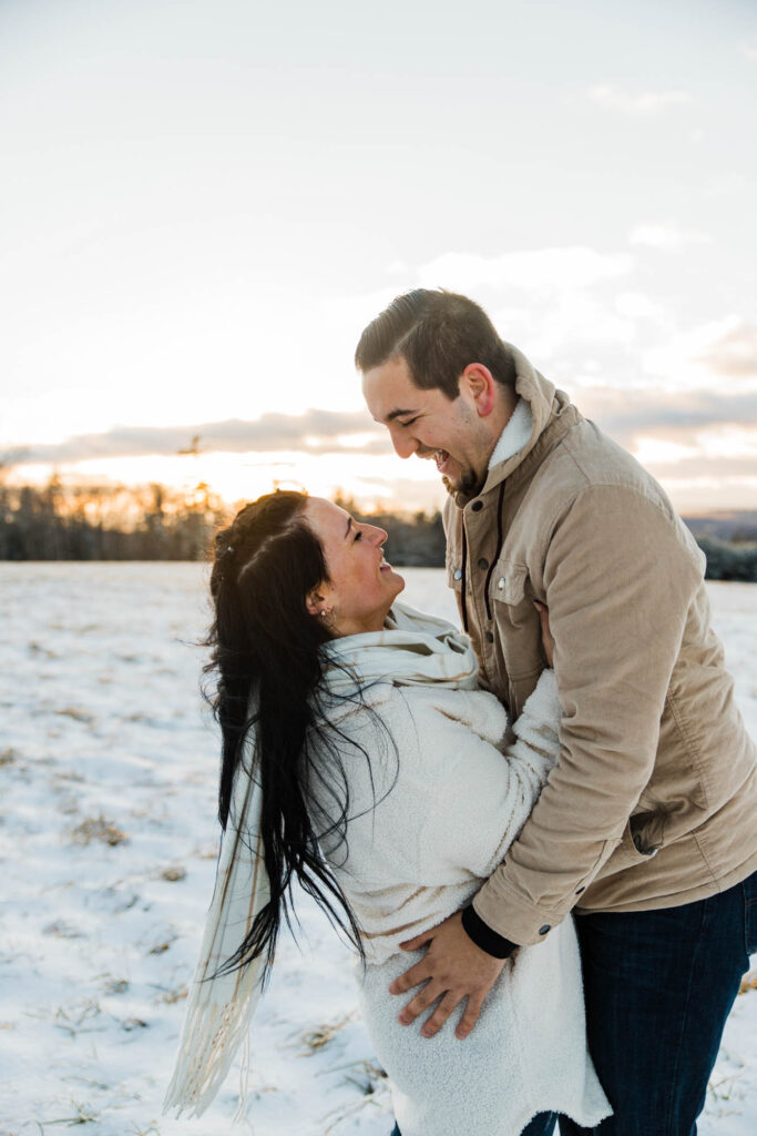 Monadnock Region Engagement Session in Wilton, New Hampshire