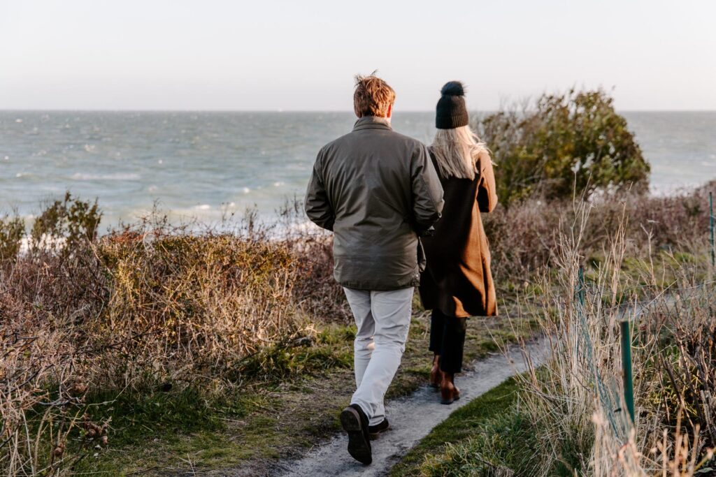 sconset bluff walk engagement