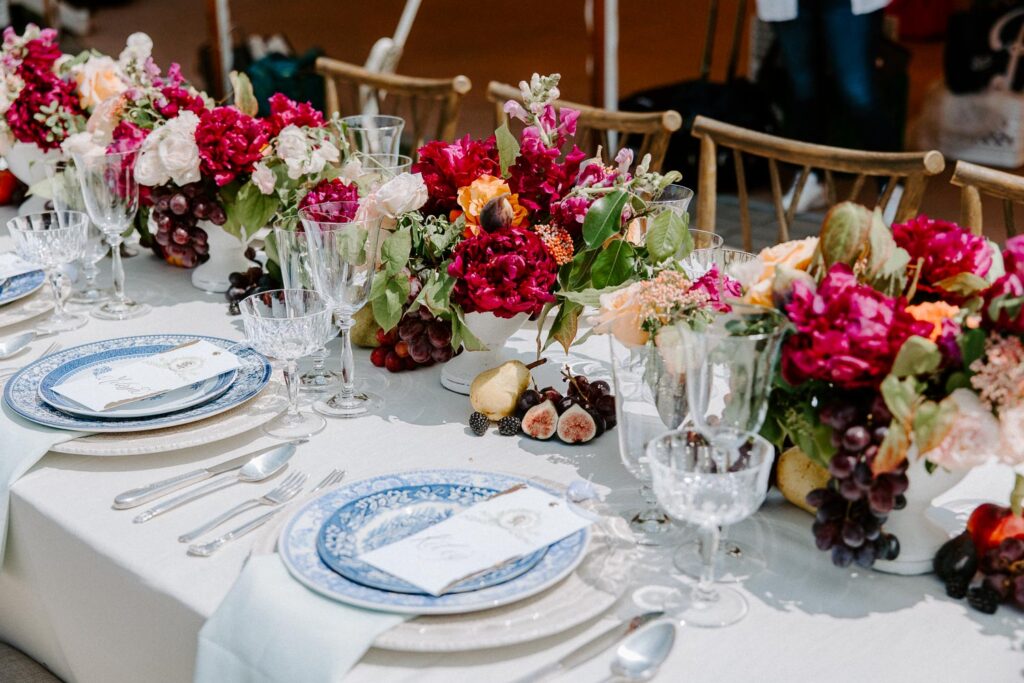 bold and vibrant colors is a great 2025 cape cod wedding trend to watch out for